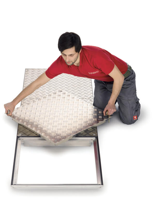 RVA-RA multi Alu - HAGO floor access covers
