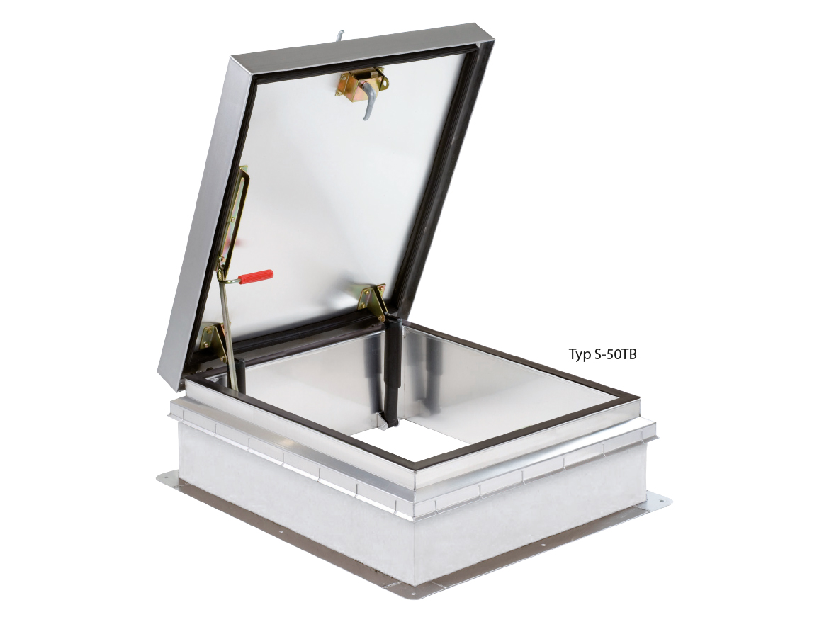 Typ S-50TB, Typ E-50TB - HAGO Schachtabdeckung, Zaun, Leiter, Gerüst